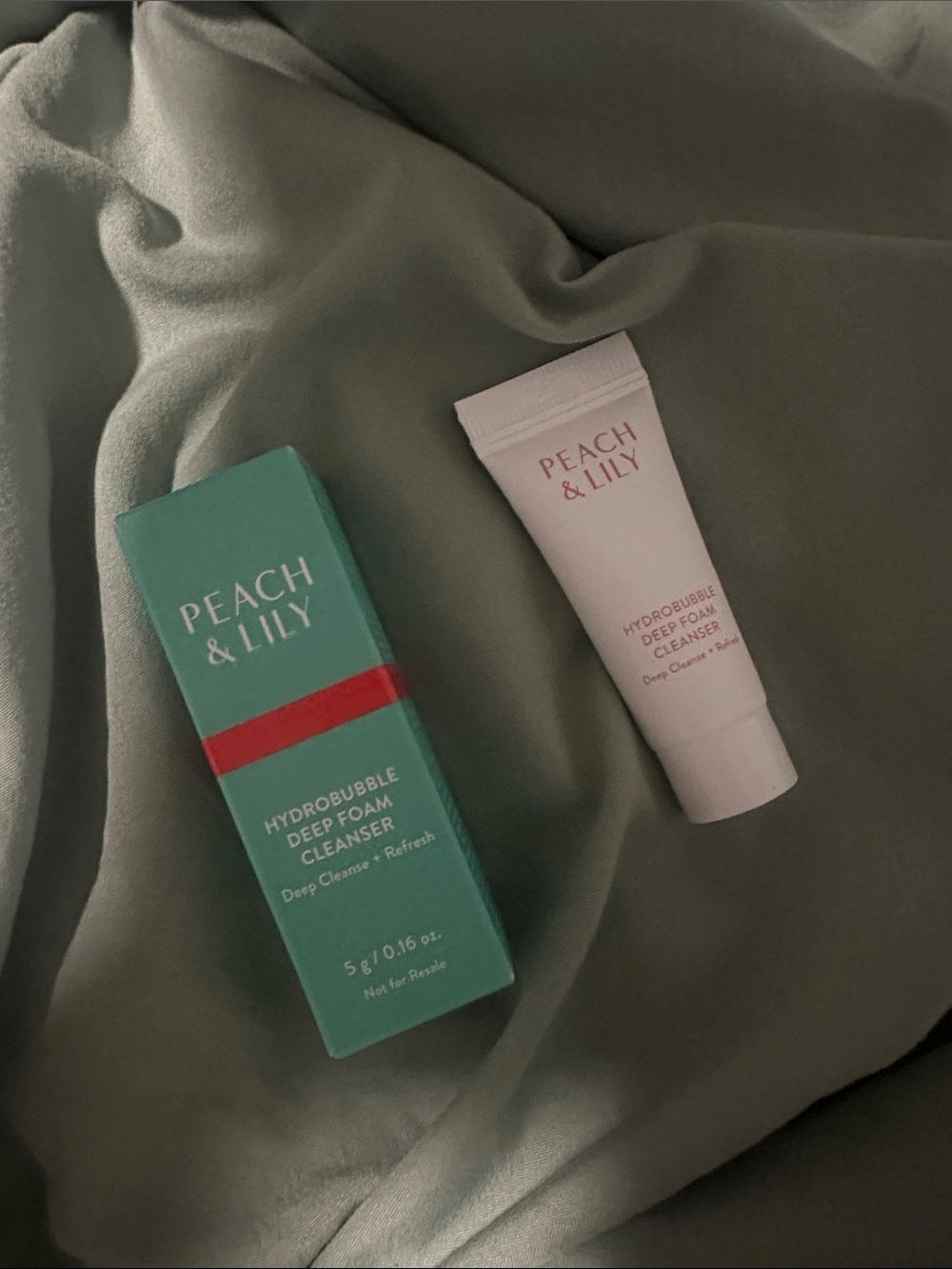 4/$15 peach & lily hydrobubble deep foam cleanser